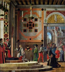 Le départ des ambassadeurs anglais, du cycle de Sainte-Ursule, 1498
